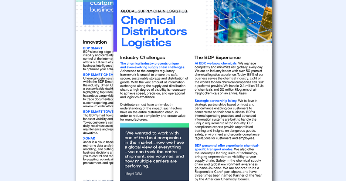 business plan for chemical distributor